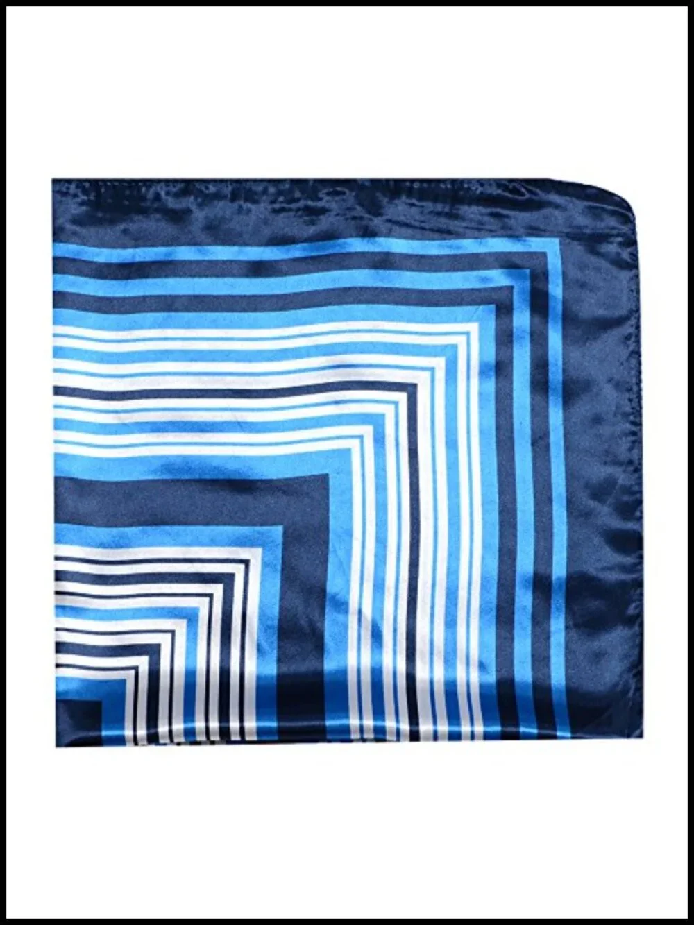 Satin Silk Feeling Square Scarf Head Hair Wraps Kerchief 23.6